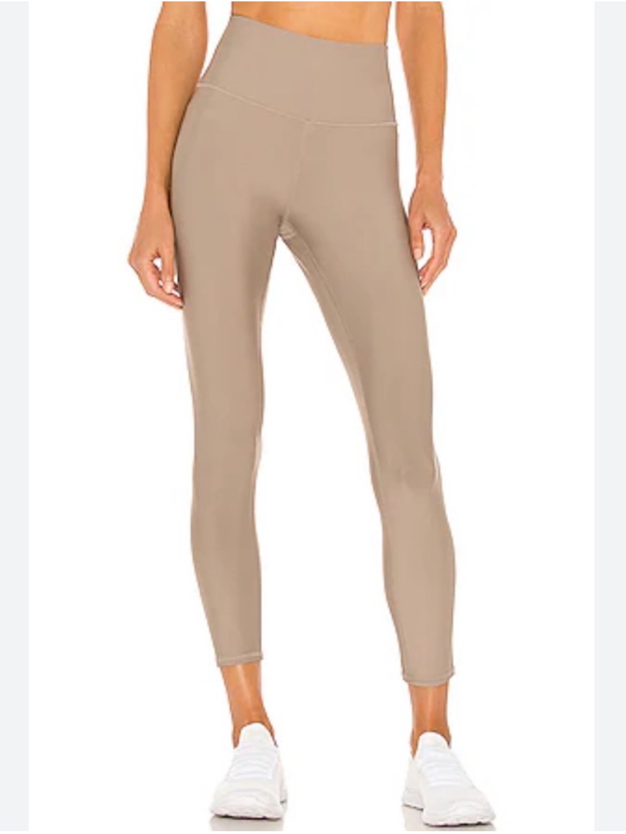 Alo Yoga 7/8 High-Waist Airlift Legging Tan Gravel Size Xxs